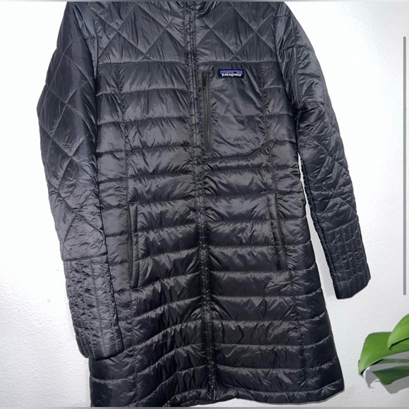 Patagonia Womens Radalie Parka Jacket Puffer GRAY Quilted Puffer Insulated Sz S - Picture 2 of 5